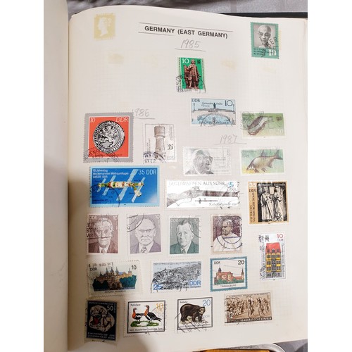 339 - An extensive German stamp collection in an album. UK shipping £14.