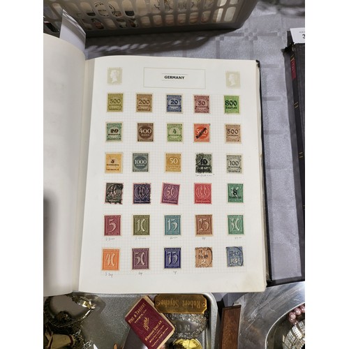 339 - An extensive German stamp collection in an album. UK shipping £14.