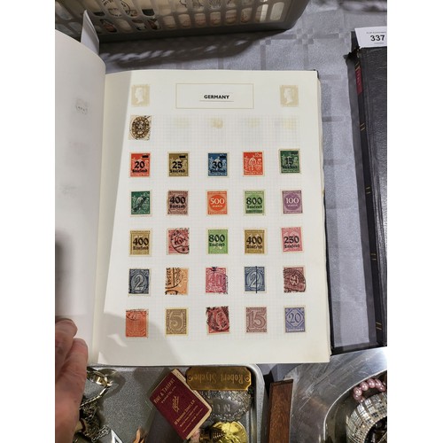 339 - An extensive German stamp collection in an album. UK shipping £14.