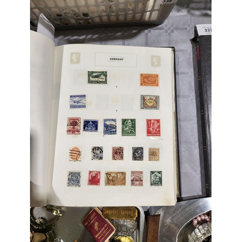 339 - An extensive German stamp collection in an album. UK shipping £14.