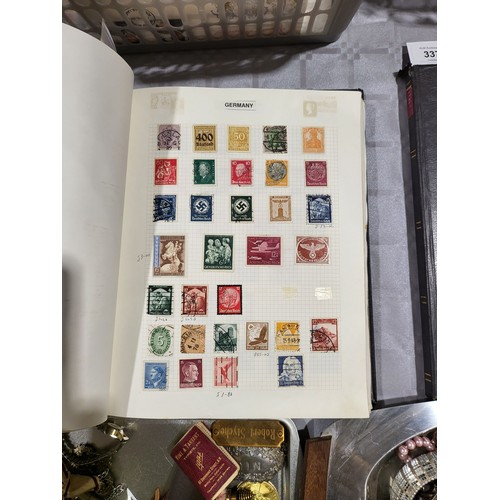 339 - An extensive German stamp collection in an album. UK shipping £14.