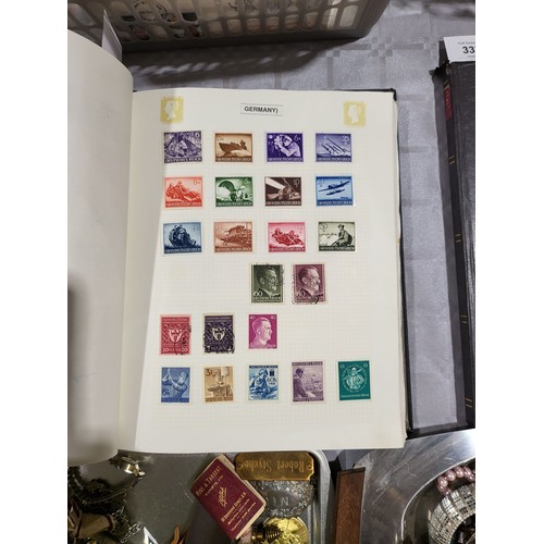 339 - An extensive German stamp collection in an album. UK shipping £14.