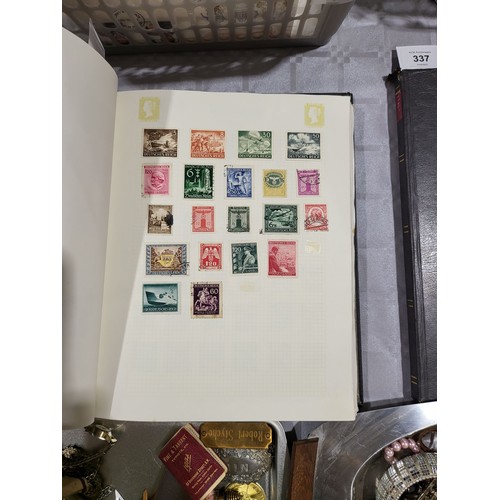 339 - An extensive German stamp collection in an album. UK shipping £14.