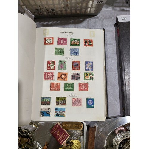 339 - An extensive German stamp collection in an album. UK shipping £14.