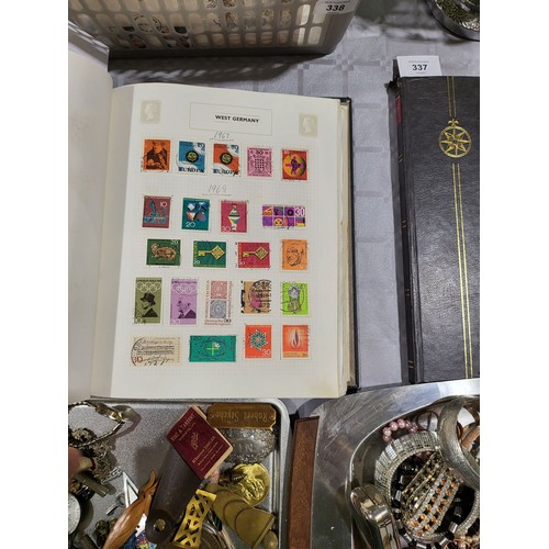 339 - An extensive German stamp collection in an album. UK shipping £14.