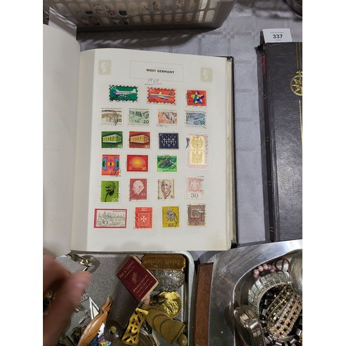 339 - An extensive German stamp collection in an album. UK shipping £14.