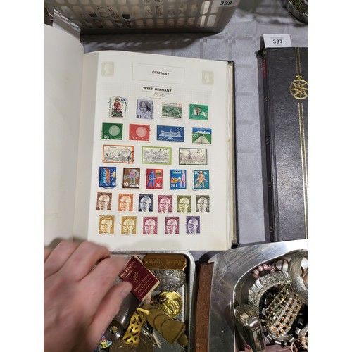 339 - An extensive German stamp collection in an album. UK shipping £14.