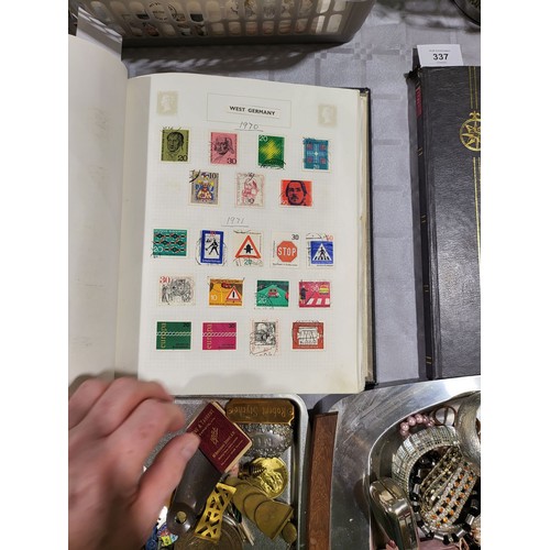 339 - An extensive German stamp collection in an album. UK shipping £14.