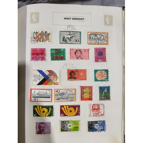 339 - An extensive German stamp collection in an album. UK shipping £14.