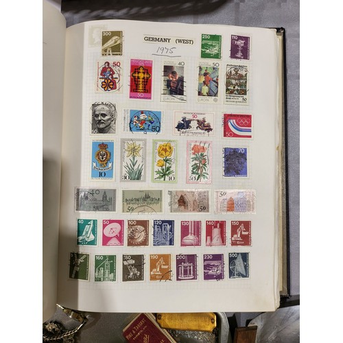 339 - An extensive German stamp collection in an album. UK shipping £14.