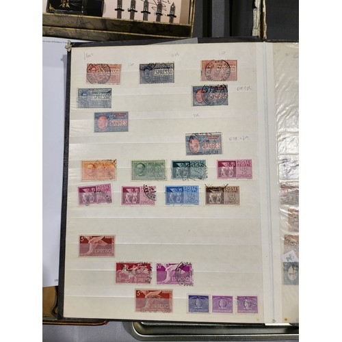 337 - An Italian stamp album containing rare stamps. UK shipping £14.