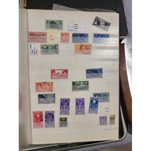 337 - An Italian stamp album containing rare stamps. UK shipping £14.