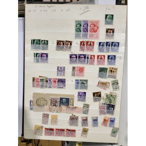 337 - An Italian stamp album containing rare stamps. UK shipping £14.