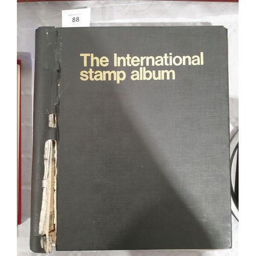 88 - An extensive German stamp collection in an album. UK shipping £14.