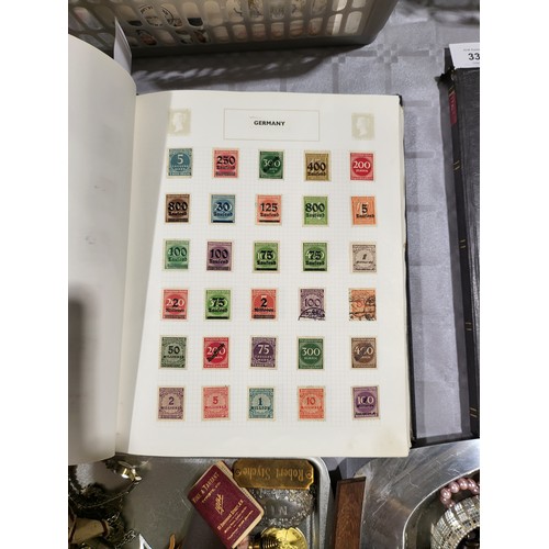 88 - An extensive German stamp collection in an album. UK shipping £14.