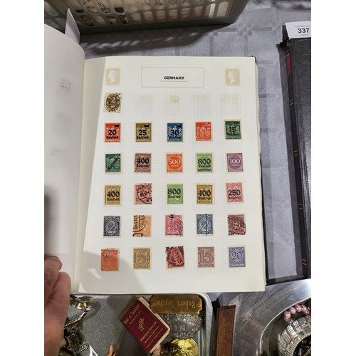 88 - An extensive German stamp collection in an album. UK shipping £14.