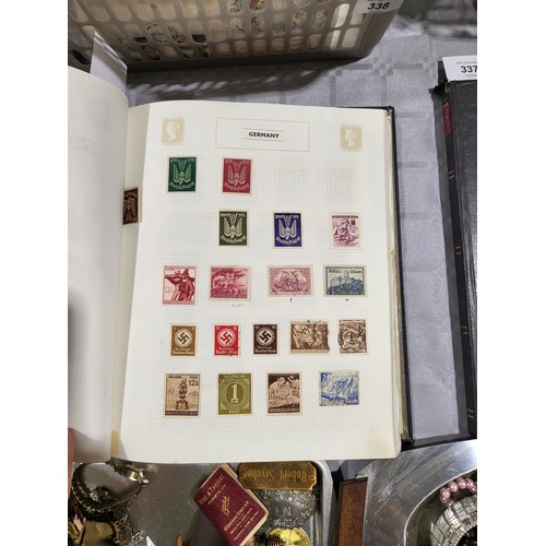 88 - An extensive German stamp collection in an album. UK shipping £14.