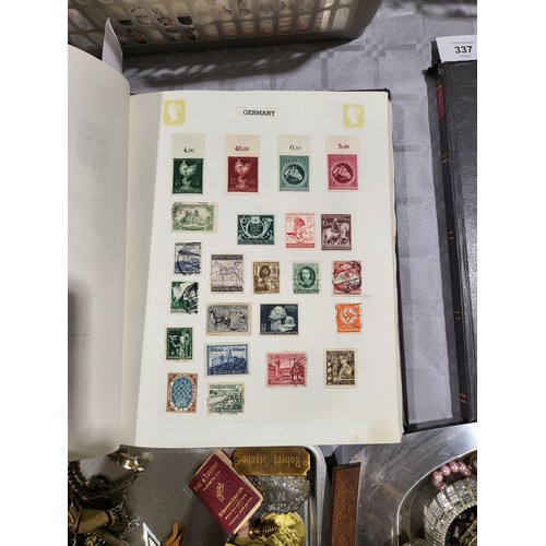 88 - An extensive German stamp collection in an album. UK shipping £14.