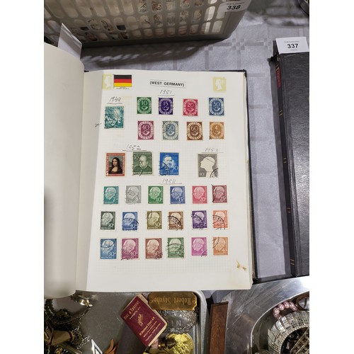 88 - An extensive German stamp collection in an album. UK shipping £14.