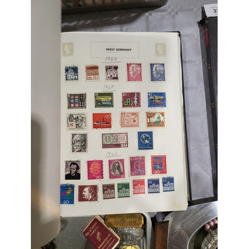 88 - An extensive German stamp collection in an album. UK shipping £14.