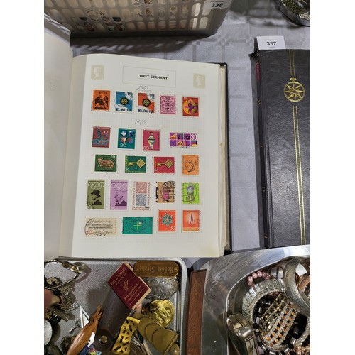 88 - An extensive German stamp collection in an album. UK shipping £14.