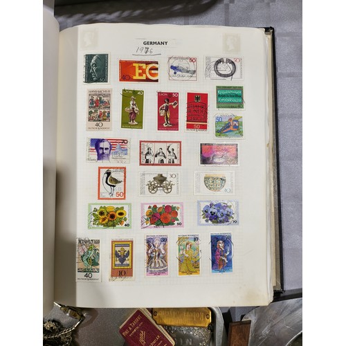 88 - An extensive German stamp collection in an album. UK shipping £14.