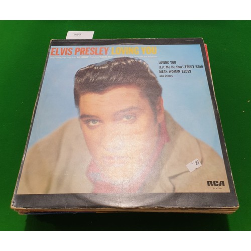 157 - Twenty two Elvis Presley vinyl LPs. UK shipping £14.