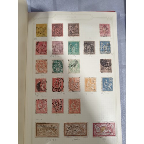 210 - A stamp album containing 19th century and later rare stamps. UK shipping £14.