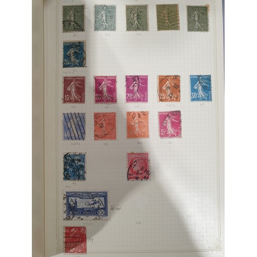 210 - A stamp album containing 19th century and later rare stamps. UK shipping £14.