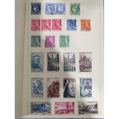 210 - A stamp album containing 19th century and later rare stamps. UK shipping £14.