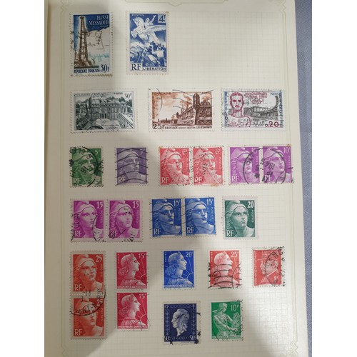 210 - A stamp album containing 19th century and later rare stamps. UK shipping £14.