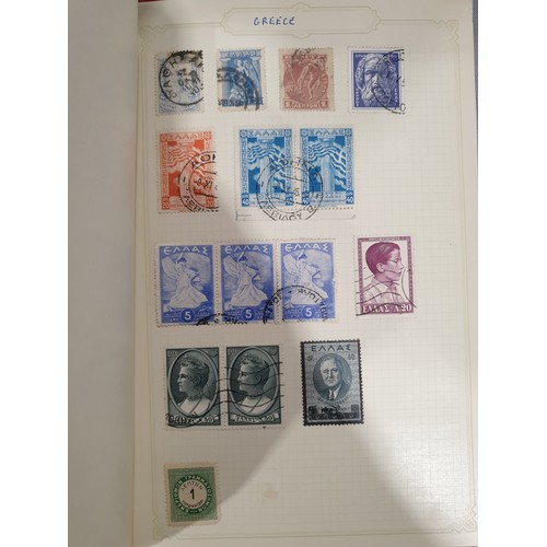 210 - A stamp album containing 19th century and later rare stamps. UK shipping £14.