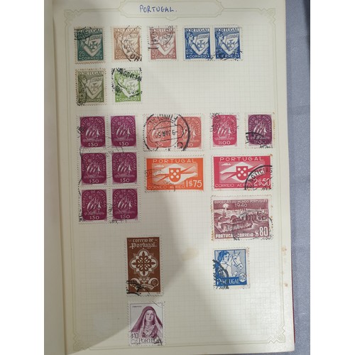 210 - A stamp album containing 19th century and later rare stamps. UK shipping £14.