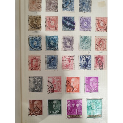 210 - A stamp album containing 19th century and later rare stamps. UK shipping £14.