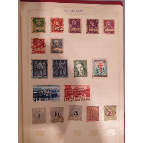 210 - A stamp album containing 19th century and later rare stamps. UK shipping £14.