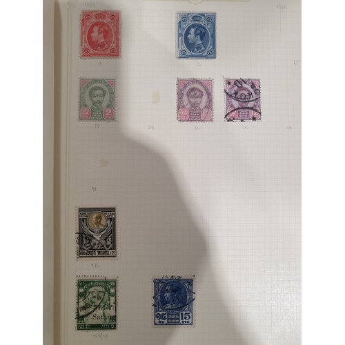 210 - A stamp album containing 19th century and later rare stamps. UK shipping £14.