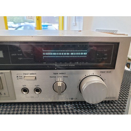 458 - A vintage Technics M216 cassette deck. No shipping. Arrange collection or your own packer and shippe... 