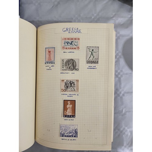 211 - A stamp album containing Penny Reds and one other book containing antique American stamps. UK shippi... 