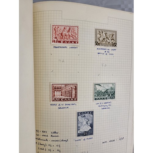 211 - A stamp album containing Penny Reds and one other book containing antique American stamps. UK shippi... 