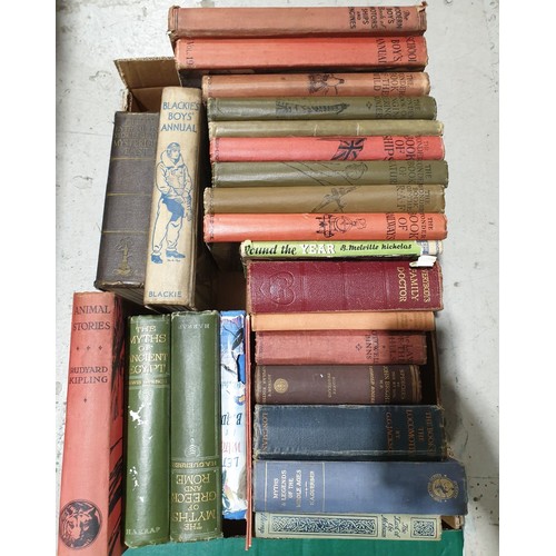 73 - A box of vintage books. No shipping. Arrange collection or your own packer and shipper, please.