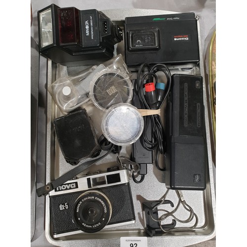 92 - A Nova DX-5 camera other cameras and camera accessories. UK shipping £14.