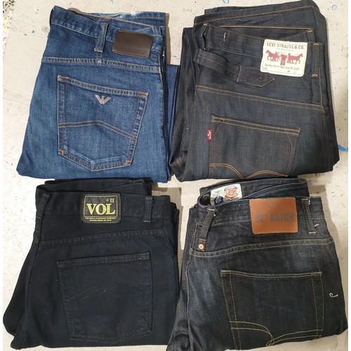 101 - Four pairs of new jeans. UK shipping £14.