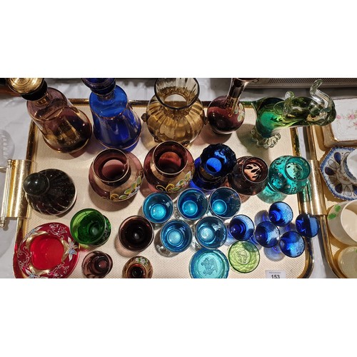 153 - A selection of antique and later glassware. No shipping. Arrange collection or your own packer and s... 