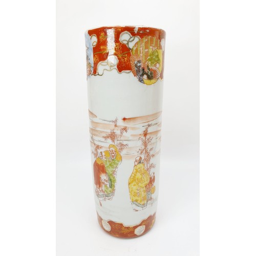 191 - A Chinese Republic Period vase decorated with figures, height 12