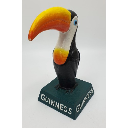 203 - A cast iron Guinness toucan, height 7.5