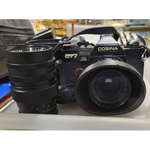 97 - A Cosina CT7 camera and accessories. UK shipping £14.