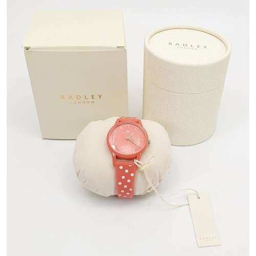 340 - A boxed ladies Radley quartz wrist watch, working order. UK shipping £14.