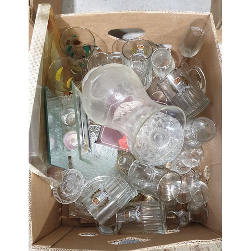 287 - A box of glassware. No Shipping. Arrange collection or your own packer and shipper, please.