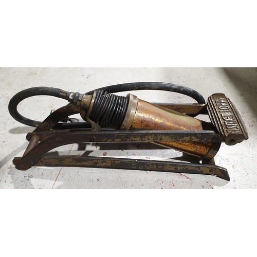 482 - A vintage Kismet Lorry Foot pump. No shipping. Arrange collection or your own packer and shipper, pl... 