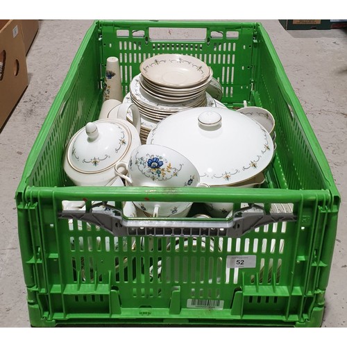 52 - F. C. Emery china tea and dinner ware. No shipping. Arrange collection or your own packer and shippe... 